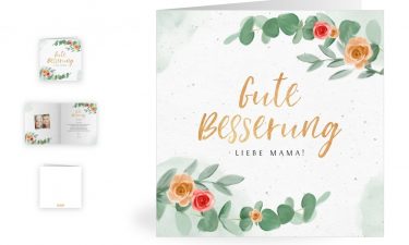 Gute Besserung! – Karten und Geschenke als Genesungswunsch