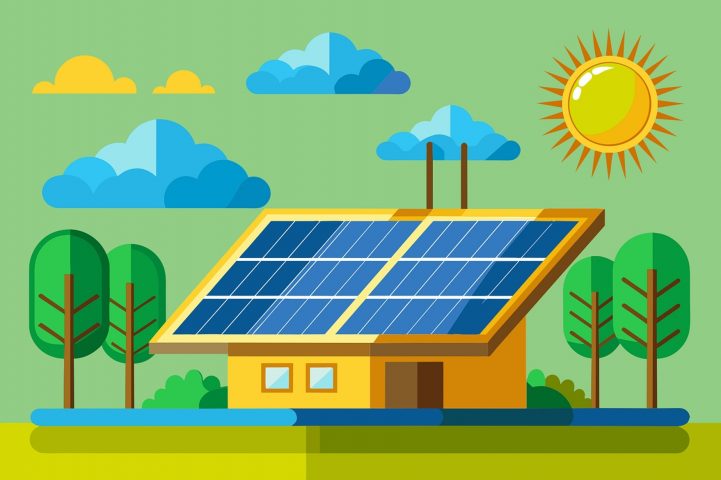 Solar auf dem Dach