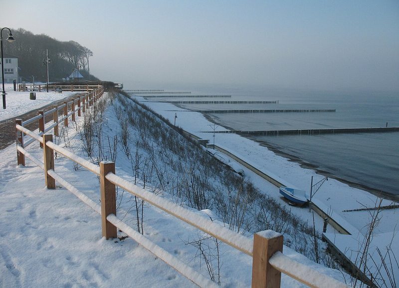 Steilk&uuml;ste und Ostsee in Nienhagen in Mecklenburg-Vorpommern, Deutschland
