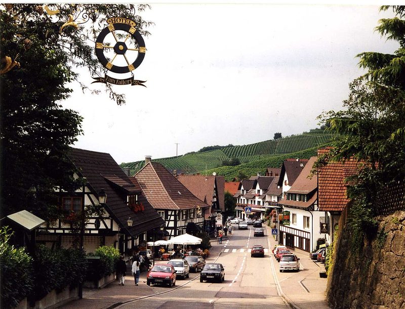 Main street in Sasbachwalden , District of Ortenau, Baden-Wuerttemberg