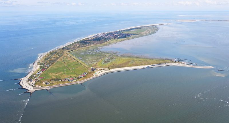 Luftbild von Wangerooge (Ansicht von Westen)