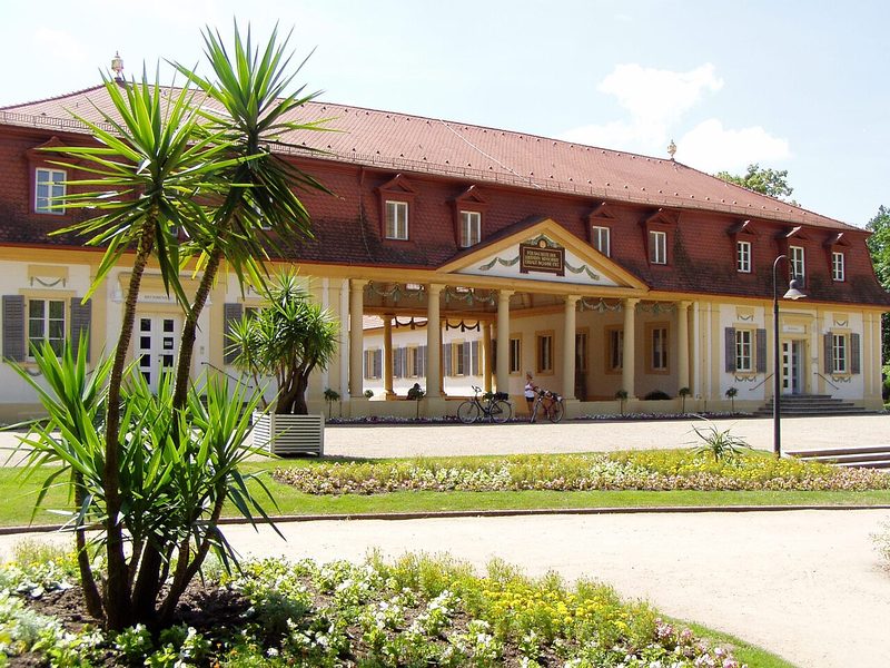 Brunnenhalle in Bad Bocklet (Vorderansicht)