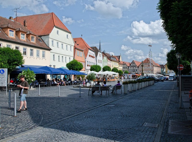 Marktplatz Bad Neustadt an der Saale, Rh&ouml;n Grabfeld